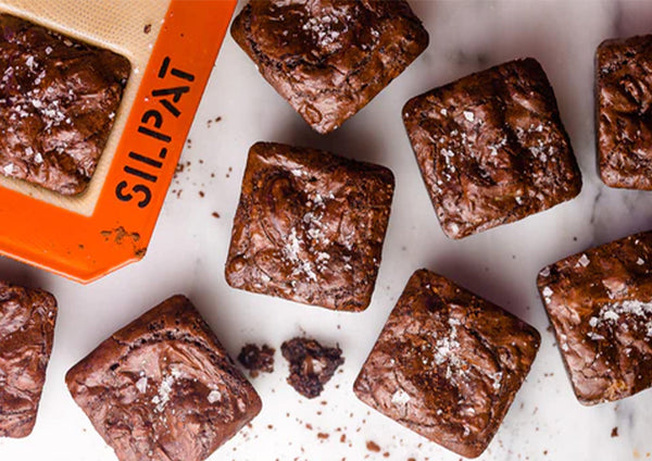 Baker By Nature Fudgy Brownie Bites - With Silpat