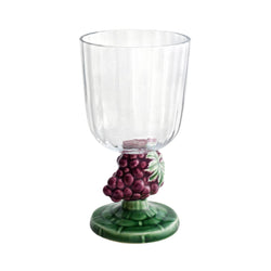 Bordallo Pinheiro Carmen Grape Glass Goblet