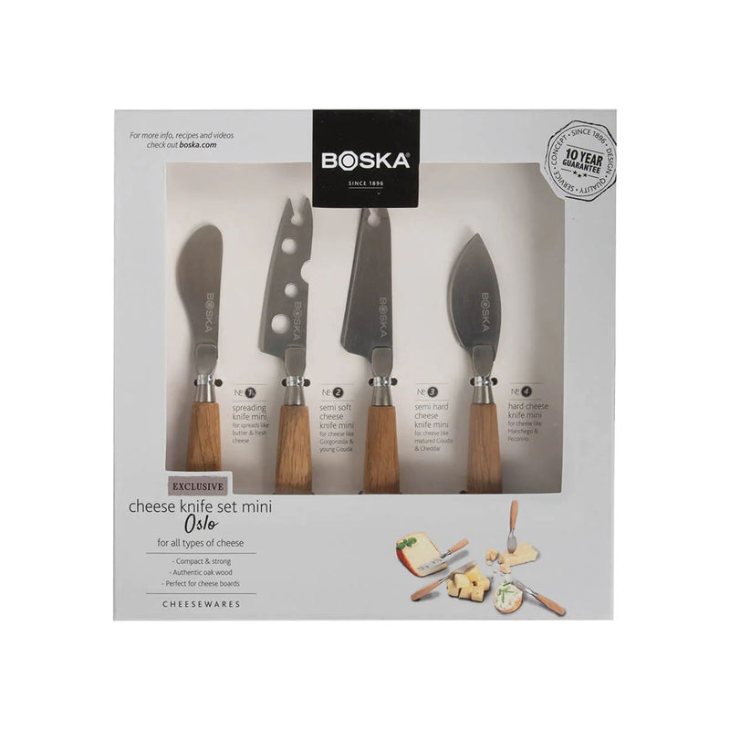 Boska Cheese Knife Set Mini Oslo - 4 piece