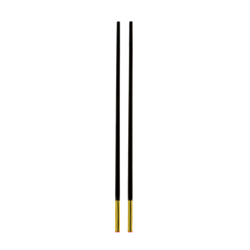 Toona Chopsticks Pair - Black and Gold