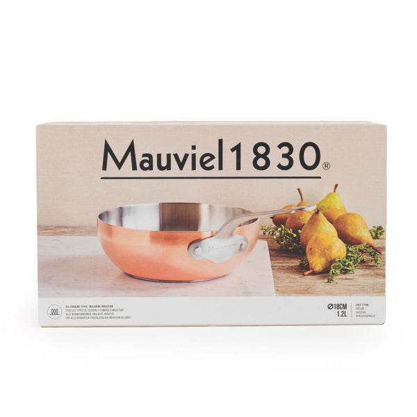 Mauviel Copper Coated Chefs Pan - 18cm
