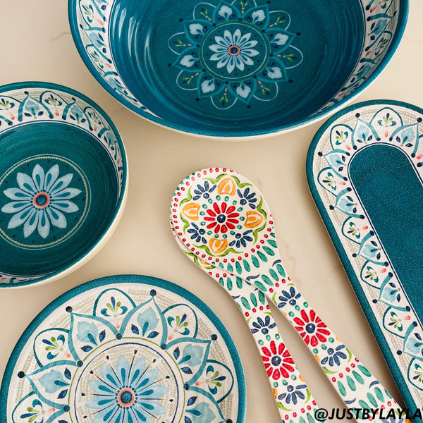 Moroccan Medallion Melamine Bowl 20cm