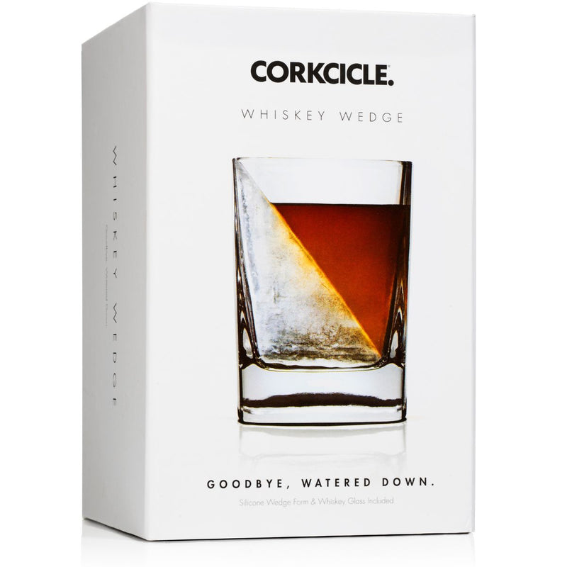 Corkcicle Whiskey Wedge Freezable Glass