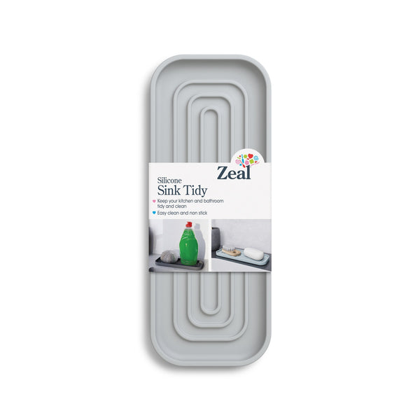 Zeal, spatola in Silicone Antiaderente e AntiGraffio, 20 cm, S, Silicone, Sage Green, 7-inch