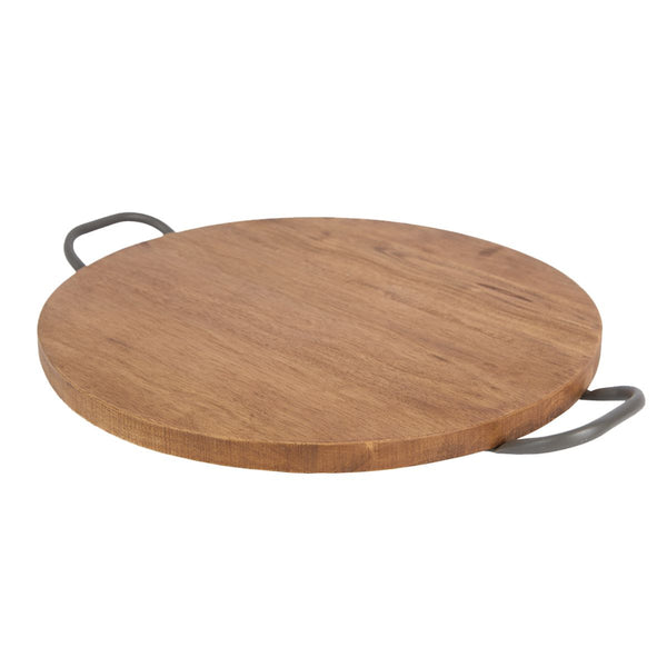 T&G Large Rustic Round Board