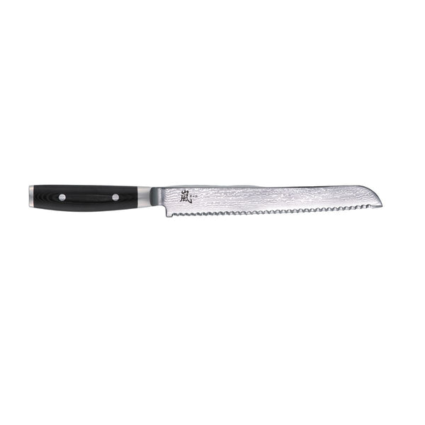 Yaxell Ran Bread Knife 23cm Japanese Chefs Knives Divertimenti