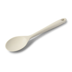 Zeal Heat Resistant Silicone Kitchen Spoon, Cream
