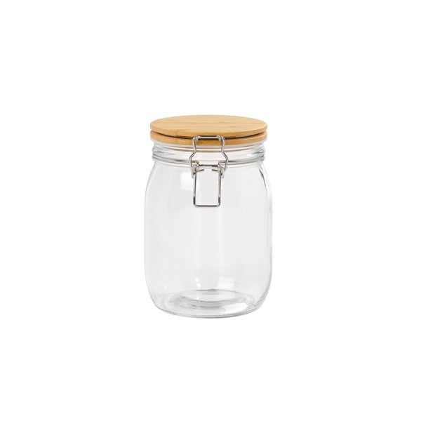 Tala Glass Storage Jar With Bamboo Lid (980ml)