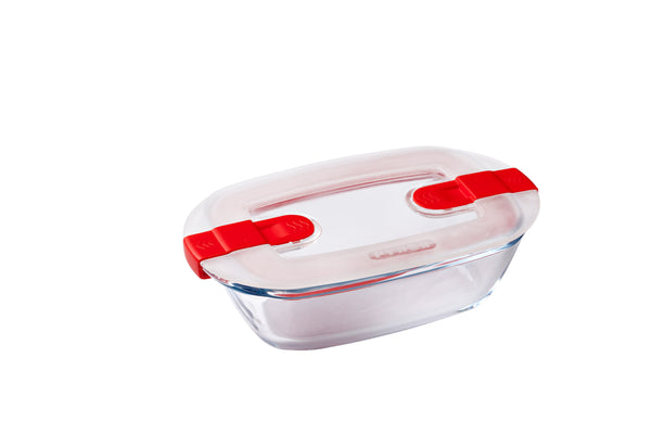 Pyrex Cook & Heat Roaster with Vented Lid - 17 x 10cm