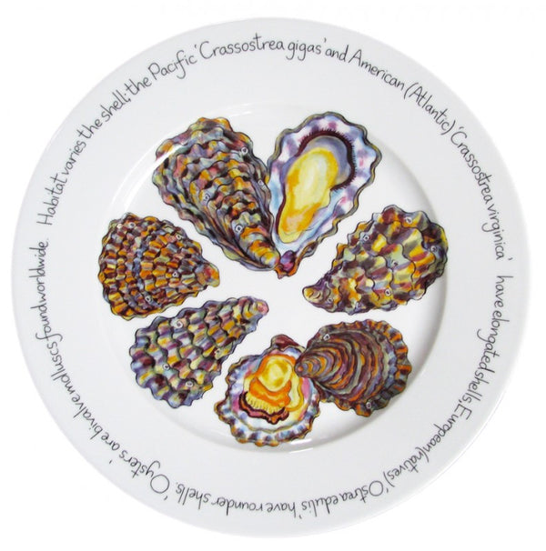 Richard Bramble Pasta Plate 30cm - Oysters
