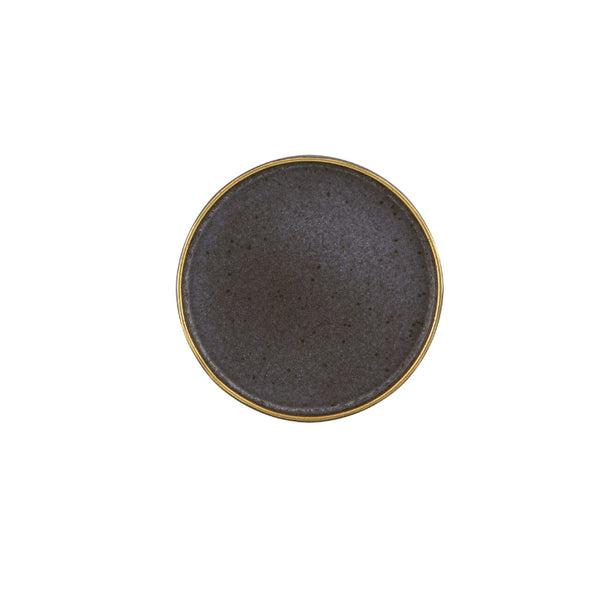 Casa Alegre Gold Stone Small Bronze Plate - 18cm