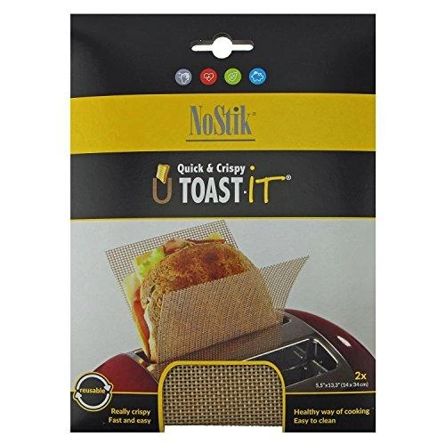 No Stik Set of 2 U-Toast-It Toaster Bags