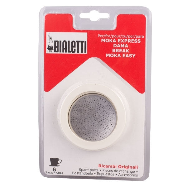 Bialetti Moka Express Replacement Seal Set 6 Cup Divertimenti