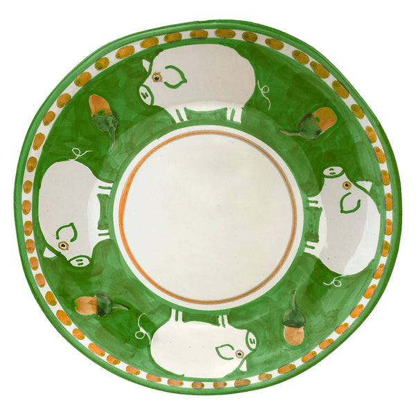 Amalfi Green Cortile Round Platter - 38cm