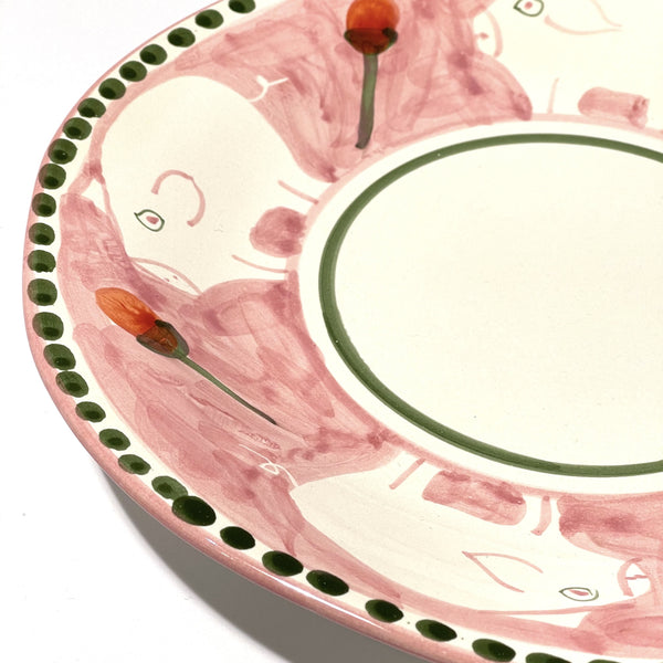 Amalfi Pink Cortile Dinner Plate - 29cm