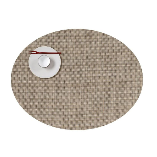 Chilewich Mini Basket Oval Placemat - Linen