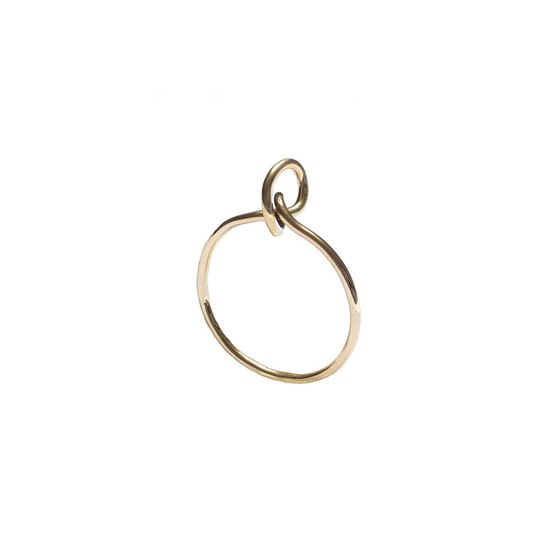 Himla Grinda Knot Napkin Ring (Set of 4) - Brass
