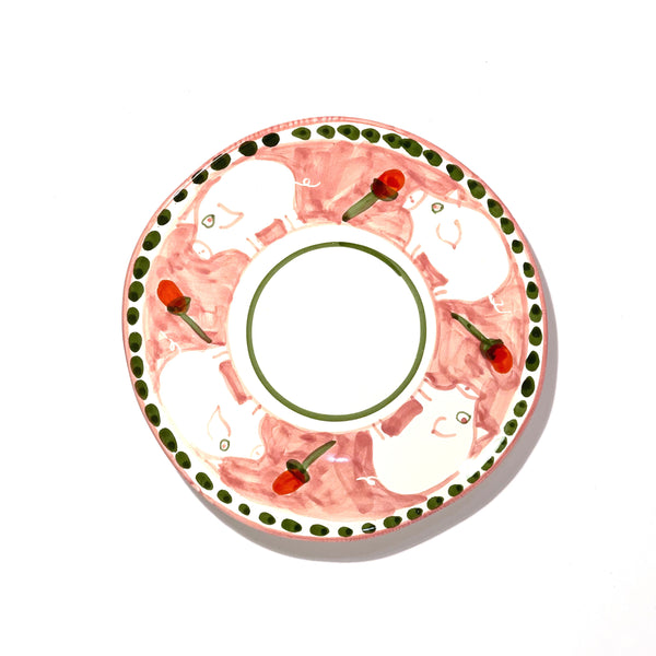Amalfi Pink Cortile Side Plate - 23cm
