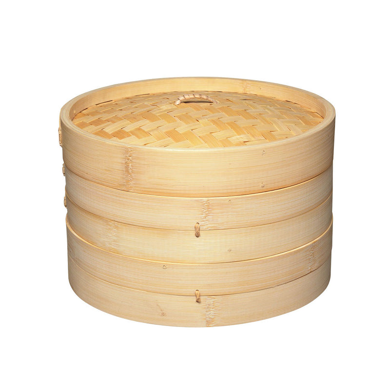KitchenCraft Oriental Large Two Tier Bamboo Steamer