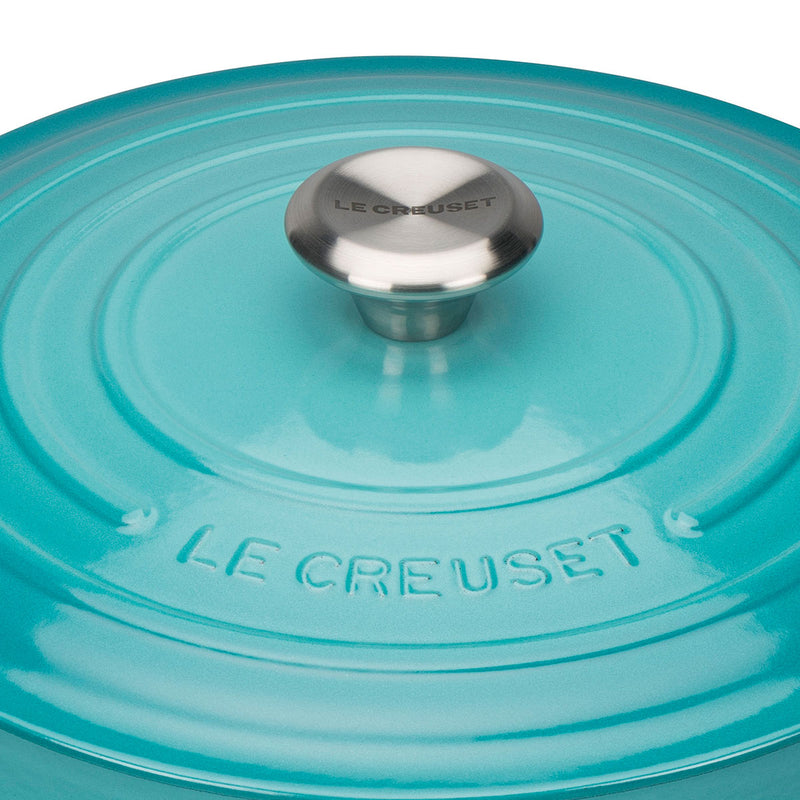 Le Creuset Signature Round Casserole - 24cm Teal