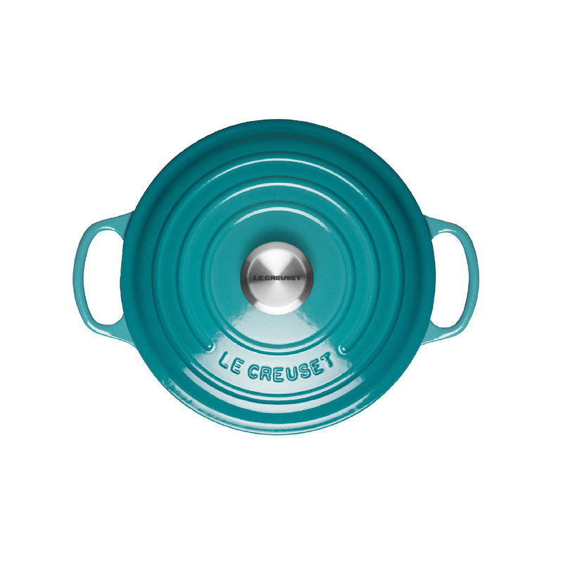 Le Creuset Signature Round Casserole - 24cm Teal