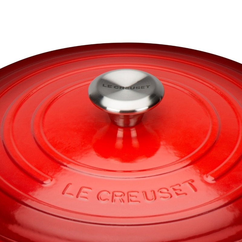 Le Creuset Signature Round Cocotte - 30cm Cerise