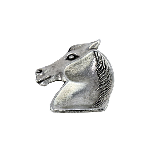 French Pewter Horse Head Dish - 8cm