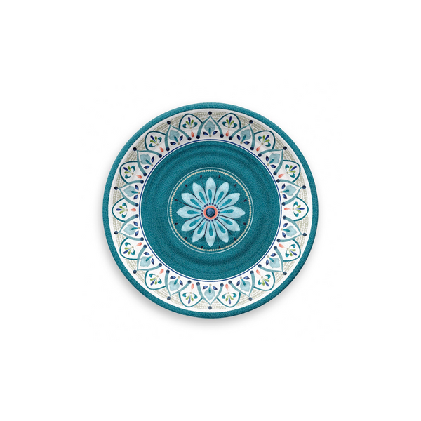 Moroccan Medallion Melamine Dinner Plate - 27cm