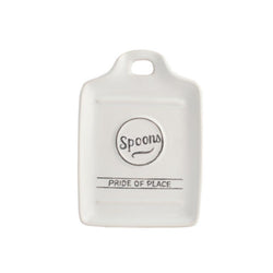 Pride of Place Vintage Spoon Rest - white