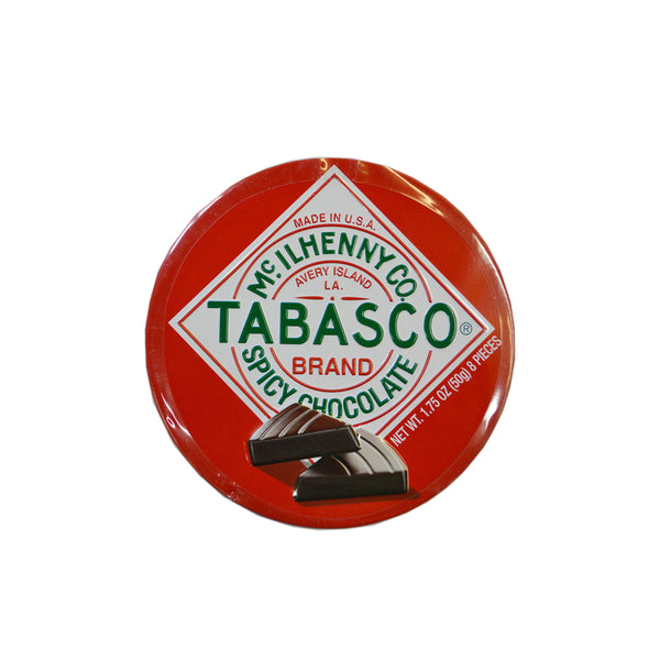 Tabasco Spiced Dark Chocolate Tin | Divertimenti Cookshop