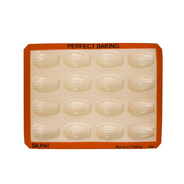 Silpat 16-Cup Madeleine Tray