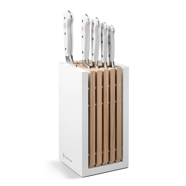 WÜSTHOF Classic Piece Knife Set White Block Divertimenti