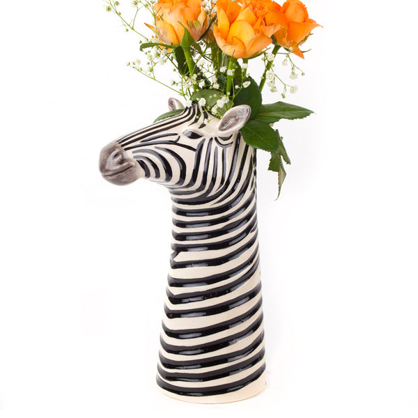 Zebra Tall Vase