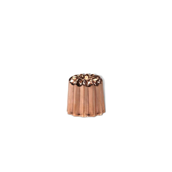 de Buyer Fluted Copper Canele Mould - 5.5cm