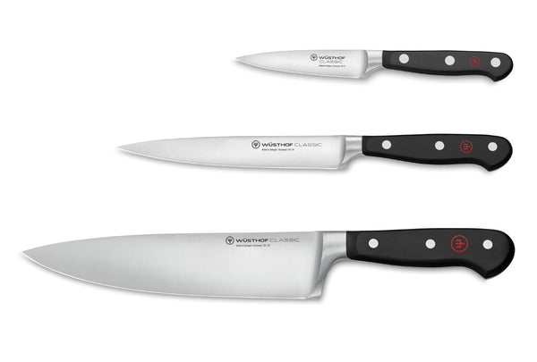 Wusthof Classic 3pc Knife Set (Chefs, Utility, Paring)