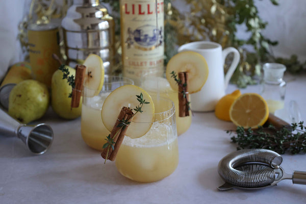 Lillet Winter Thyme Cocktail