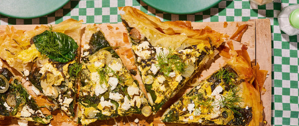 Upside Down Spanakopita by Dominic Franklin @Dominthekitchen