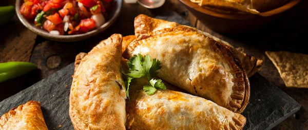 Spiced Aubergine & Courgette Empanadas by Magimix