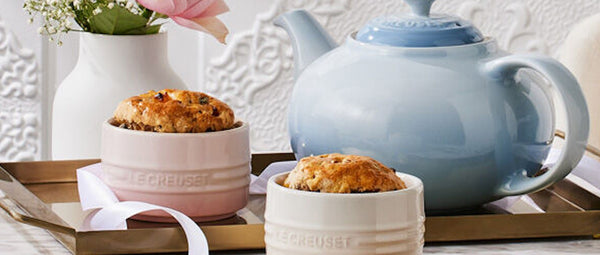 Mini Mediterranean Scones with Quince Jam and Manchego by Le Creuset