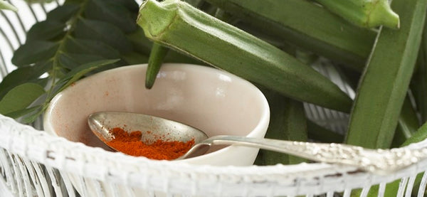 Curried Okra by Monisha Bharadwaj