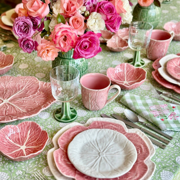 Bordallo Pinheiro Rose Pink Cabbage Bowl - 12cm