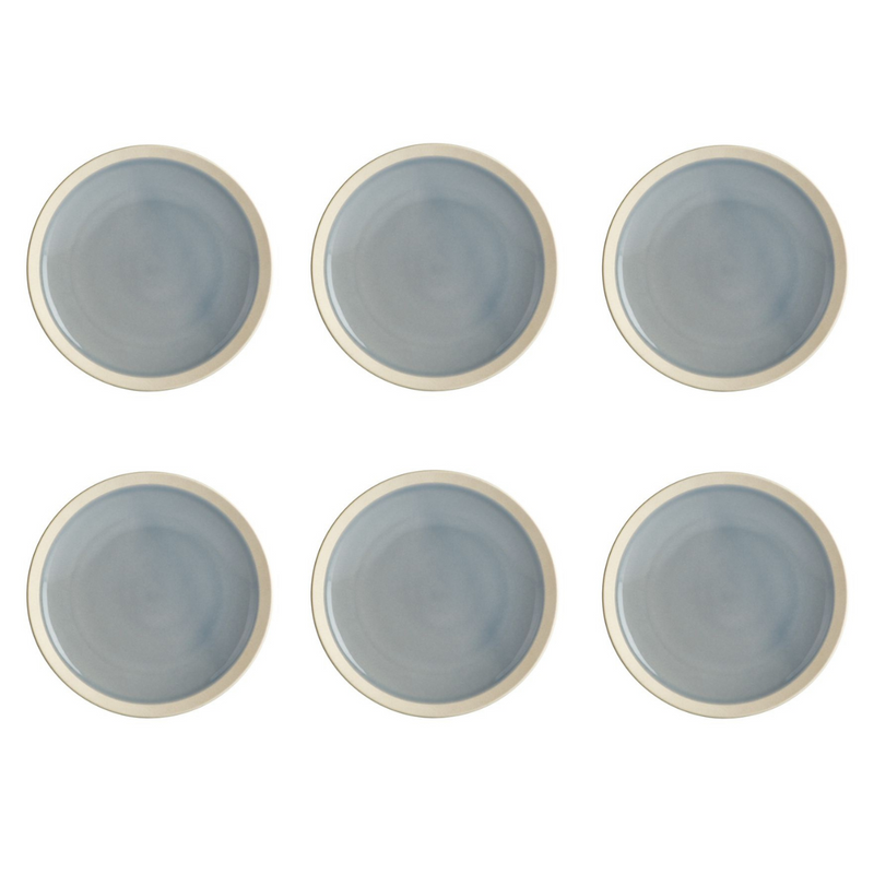 Set of 6 Elements Sky Dinner Plate - 26cm