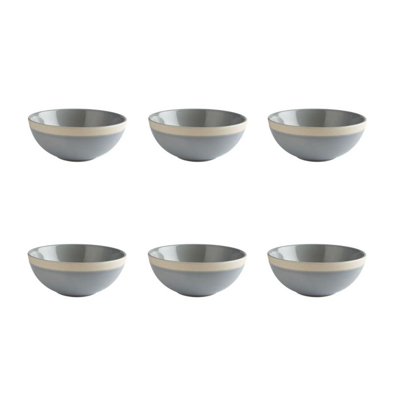 Set of 6 Elements Sky Soup Bowl - 15.5cm