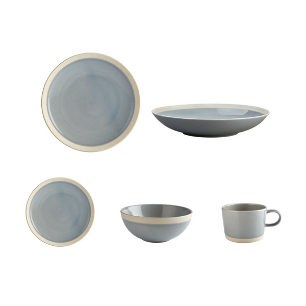 20 piece Elements Sky Tableware Set