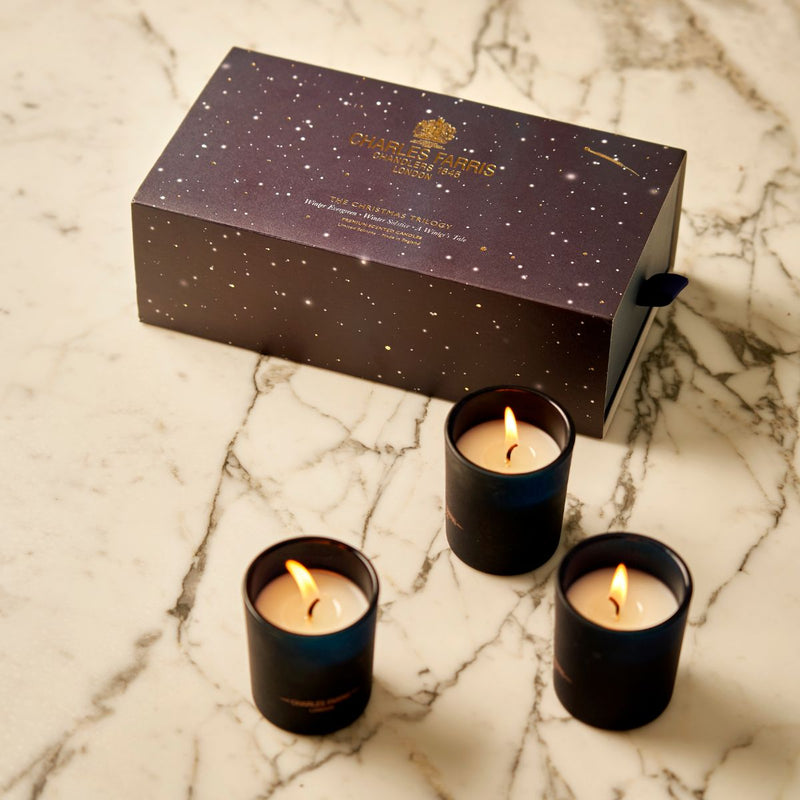 Charles Farris Christmas Trilogy Candle Set