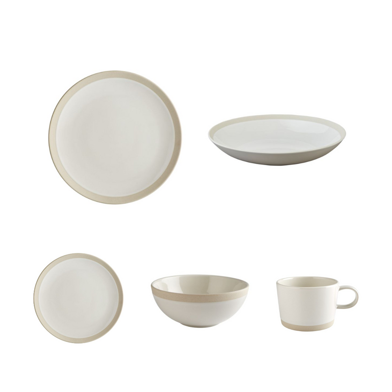 20 piece Elements Bone Tableware Set