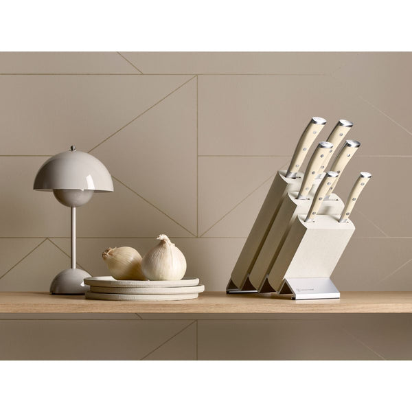 wusthof classic ikon 7 piece set lifestyle