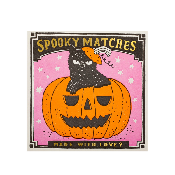 Archivist Square Luxury Match Box Spooky