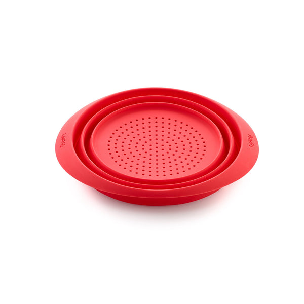 Lekue Silicone Collapsible Colander - Red