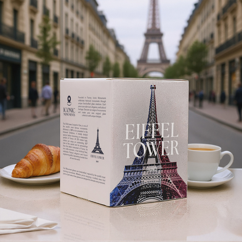 Alaskan Maker Eiffel Tower Glass